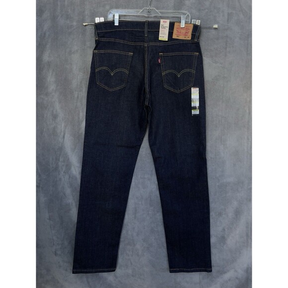 Levi's Flex 541 Athletic Taper Men’s Stretch Dark Blue Jeans Size 34X34 - Picture 6 of 16